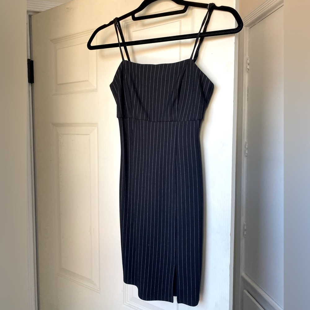 Pinstripe dress